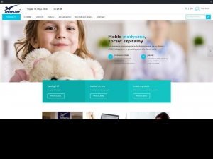 Sklep internetowy posiadający w ofercie m.in. stojak na kroplówki